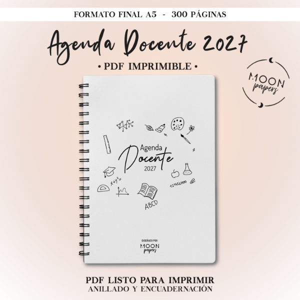 Producto - Agenda Docente 2027 - Modelo Escolar - 0