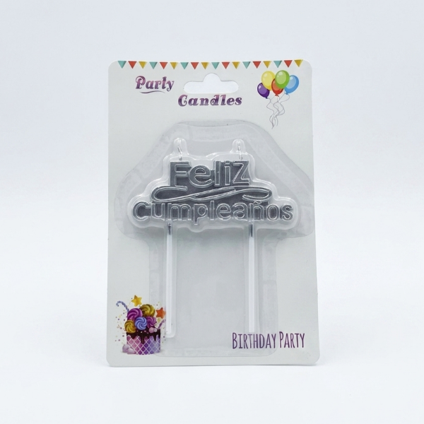 Producto - Vela topping "feliz cumple" - 2