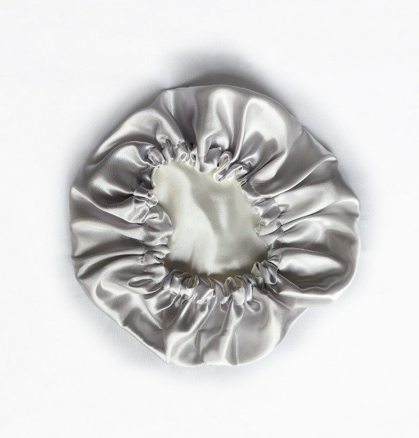 Producto - Cofia De Baño Seda Gris Perla