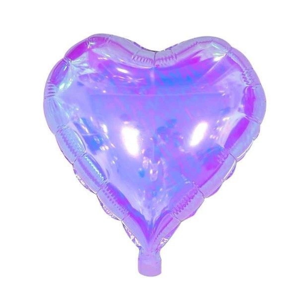 Producto - Corazon 18" Iridiscente - Violeta