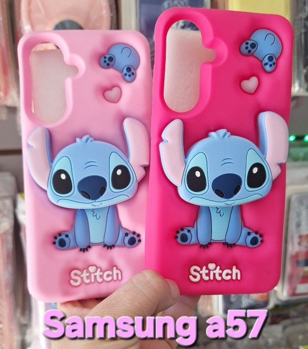 Producto - Fundas silicona popsocket Stich. Samsung a57 - 0