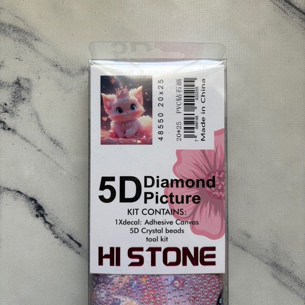 Producto - Diamond paint gatito rosa