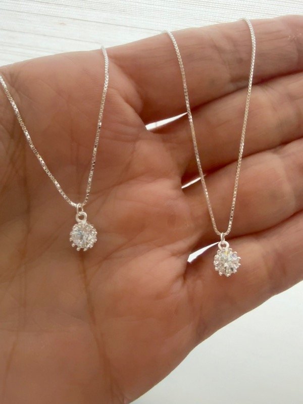 Producto - Collar cubic plata 925