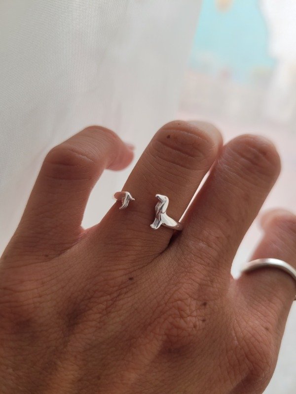 Producto - Anillo salchi liso Plata 925