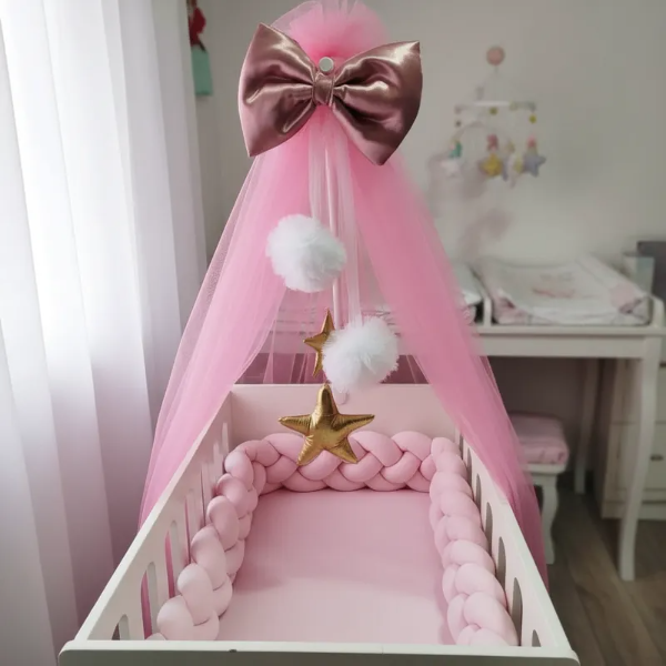 Producto - Dosel de Tul Para Colecho y Moisés - Estrellas de Ensueño - 4