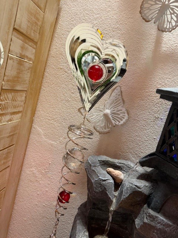 Producto - Colgante 3D grande Corazón con péndulo- Rojo (Efectivo 35.920)