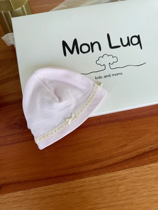 Producto - Gorrito Pima Rosa con Puntilla