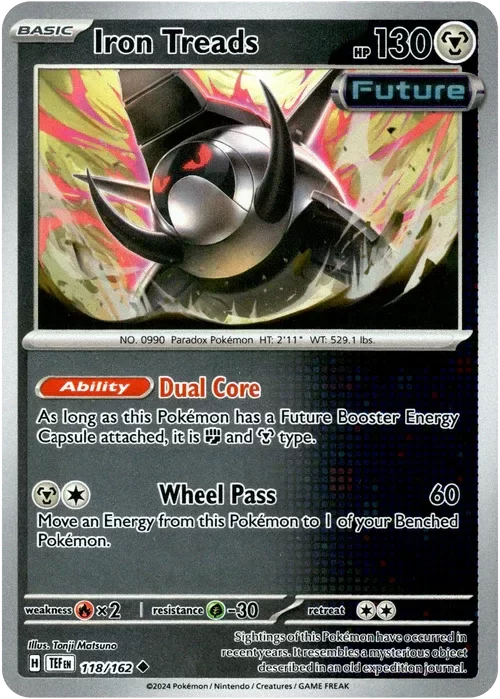 Producto - Iron Treads - 118/162 - Temporal Forces - Reverse Holo