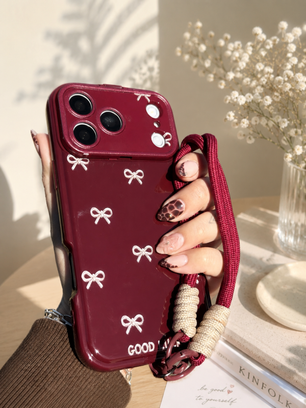 Producto - Moños bordo