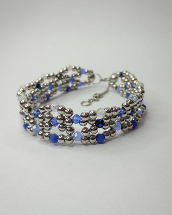 Producto - Pulsera Enlazada Azul