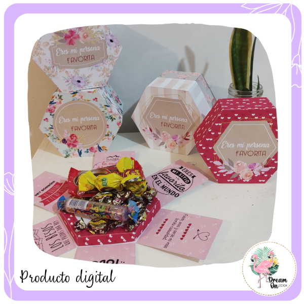 Producto - Cajas Explosivas San Valentín 4 Modelos