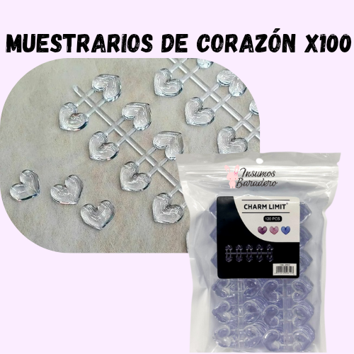Producto - Muestrarios de corazón x100u