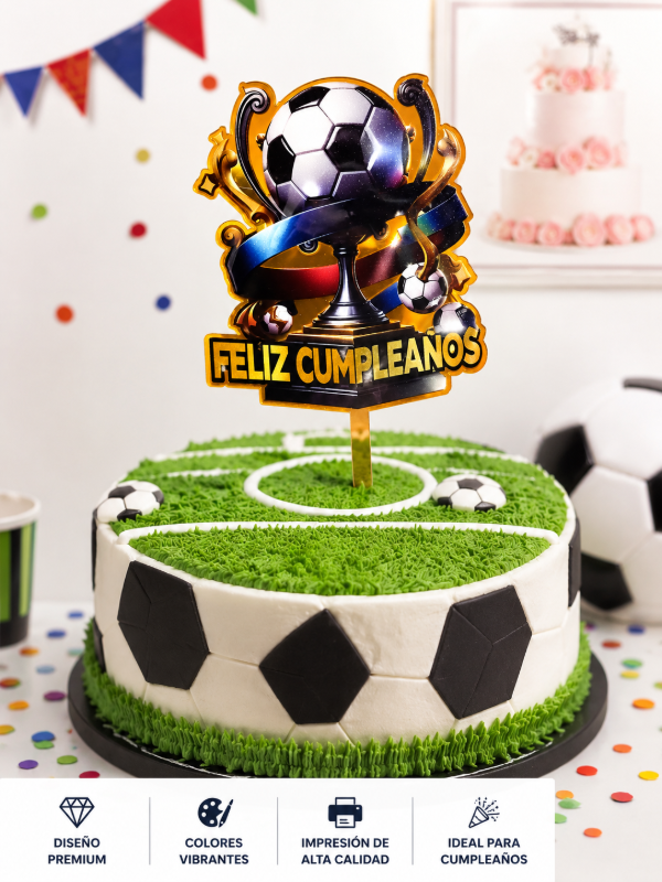 Producto - Topper futbol copa