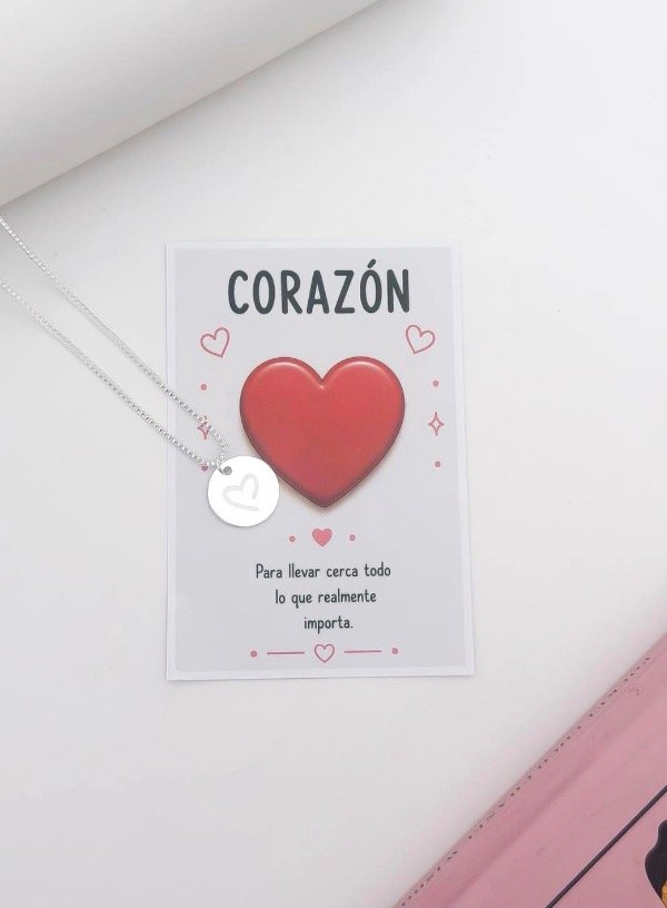 Producto - COLLAR CORAZÓN BLANCO