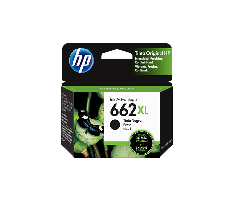 Producto - Cartucho de Tinta HP 662XL Negra Alto Rendimiento