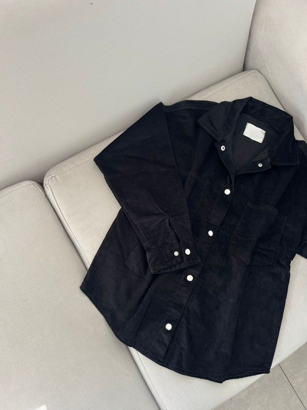 Producto - CAMISACO CORDEROY NEGRO
