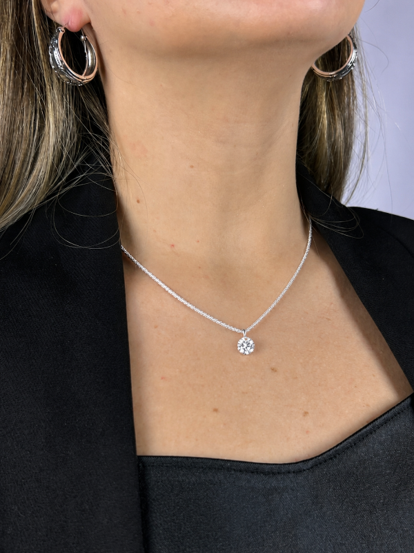 Producto - CADENA DE PLATA LUNA SOL 9082