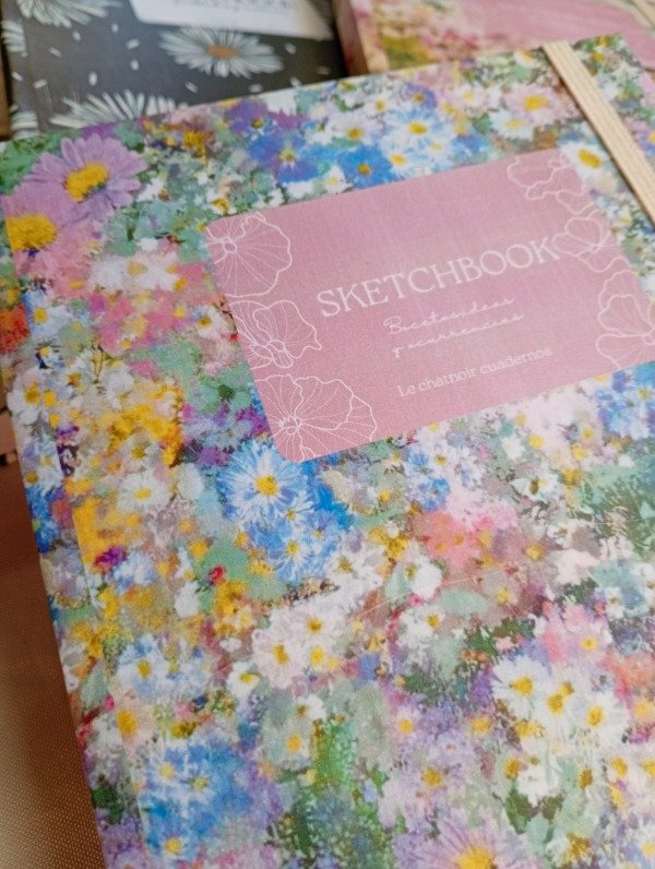 Producto - SketchBook A5 Flores cute - 1