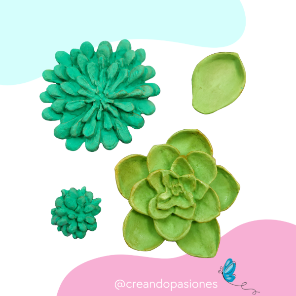Producto - Molde Flor Suculenta Grande - 0