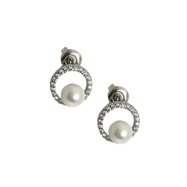 Producto - Aros Plata 925 Aura de Perla