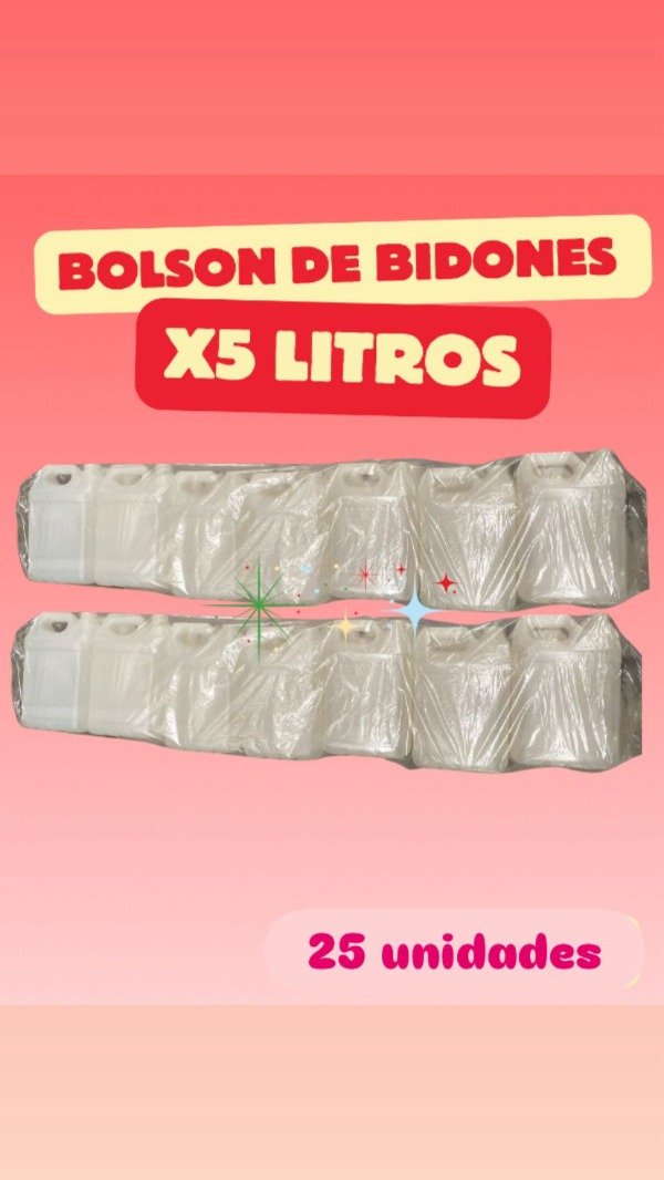 Producto - Bolson bidones de 5 litros