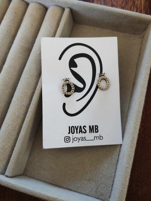 Producto - Aros corona pandora. Plata