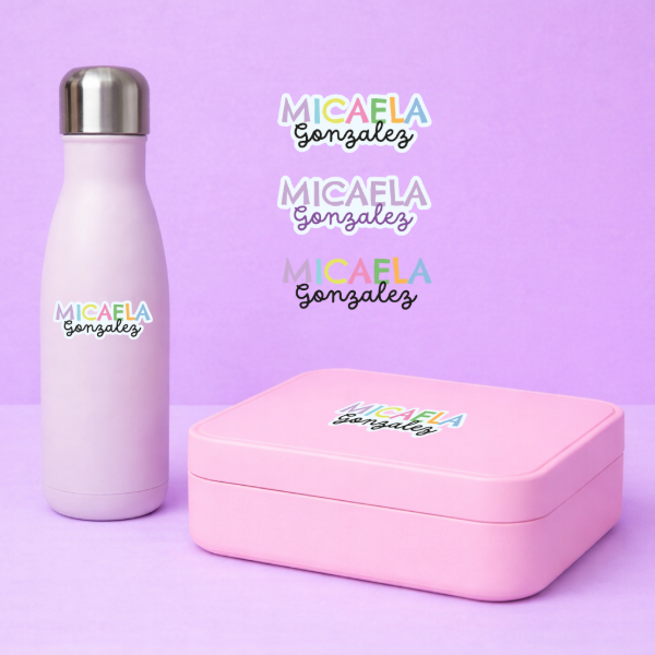 Producto - ETIQUETAS ESCOLARES DTF UV GRANDES