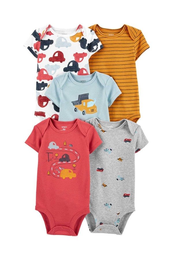 Producto - Pack x 5 bodies Carter's autos