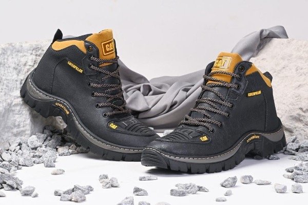 Producto - Borcego adventure PRETO/MOSTAZA