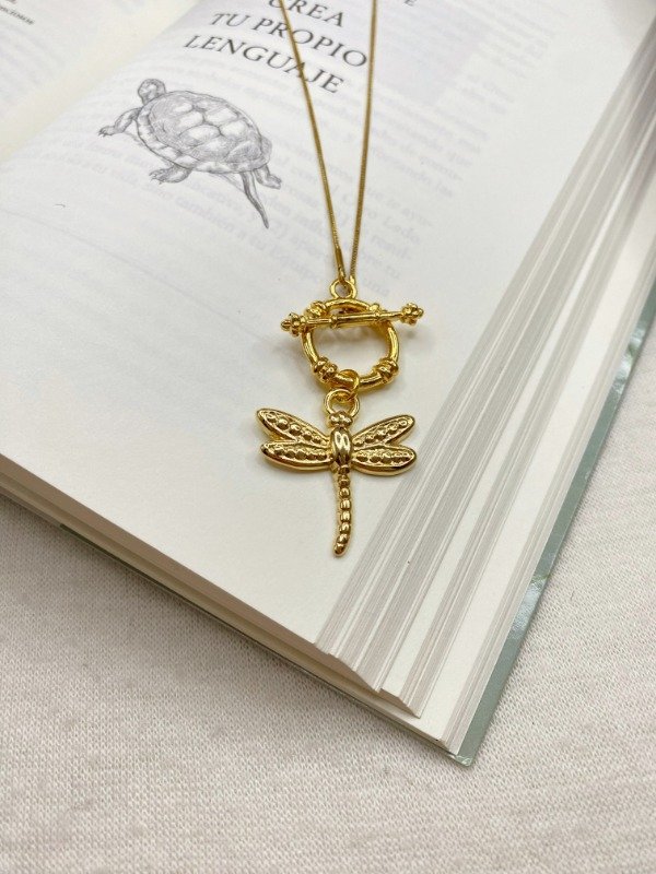 Producto - Amuleto Náyades (libélula dorada)