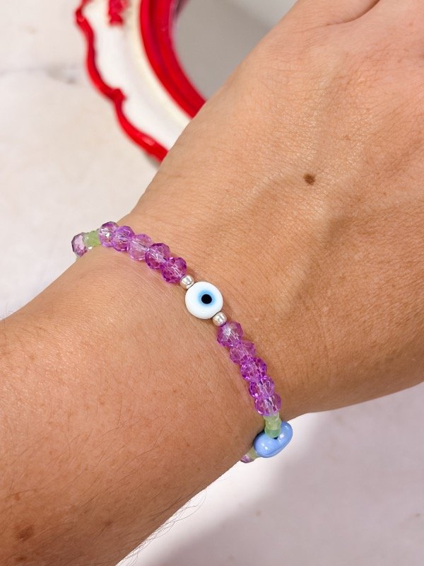 Producto - Pulsera Cristales Love / Plata - 0