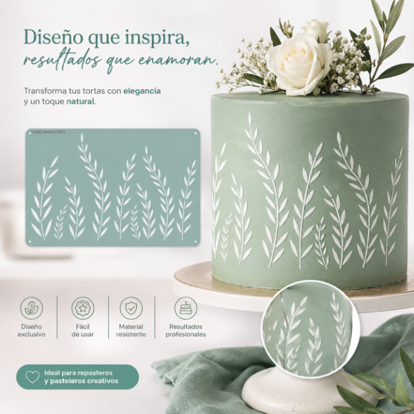 Producto - Stencil hojas de viento