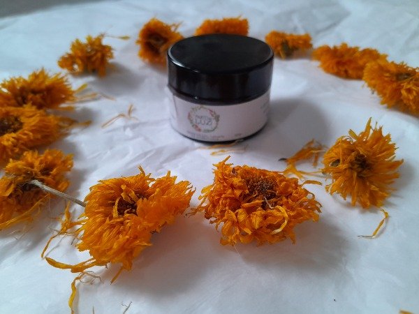 Producto - CREMA FACIAL ANTIARRUGAS "CALMANTE"- Piel sensible, rosácea- con flores de Bach - 1