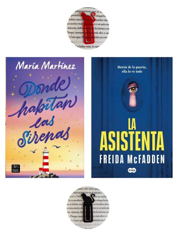 Producto - Donde habitan las sirenas + La Asistenta (Separadores y Envío de Regalo)