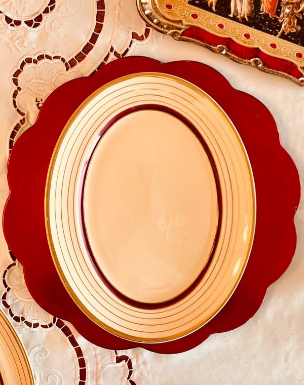 Producto - Fuente oval Victorian Johnson Bros mediana