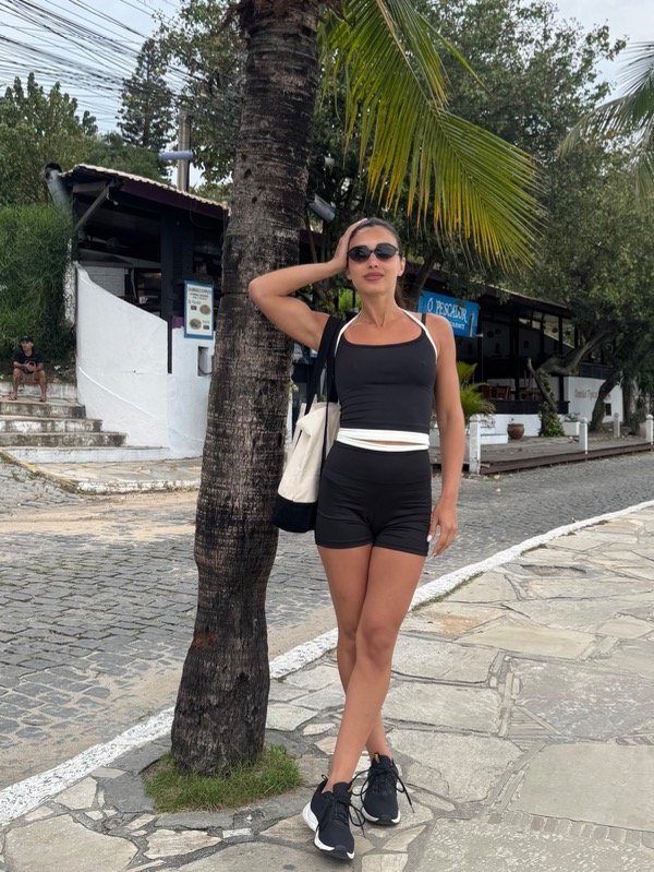 Producto - SHORT STRIP negro