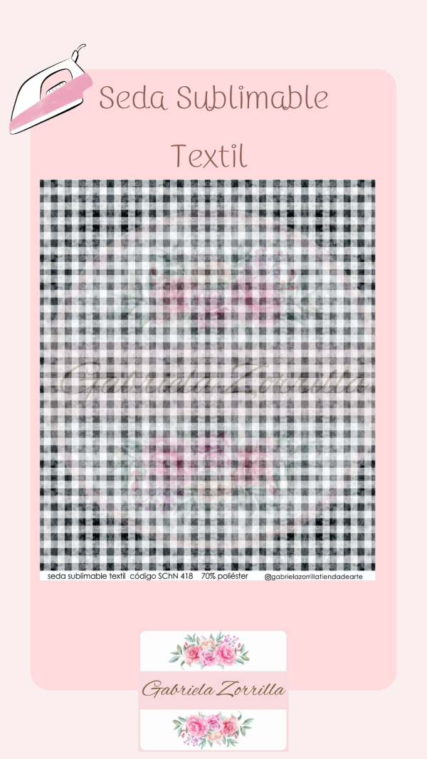 Producto - Seda Sublimable Textil SChN 418