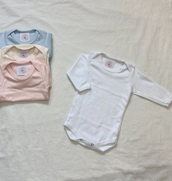 Producto - Body Mangas Largas Blanco Liso