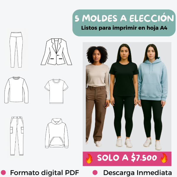 Producto - 5 Moldes a Elección