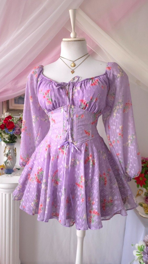 Producto - Vestido Coquette Mia Lila! IMPORTADO NUEVO - 6