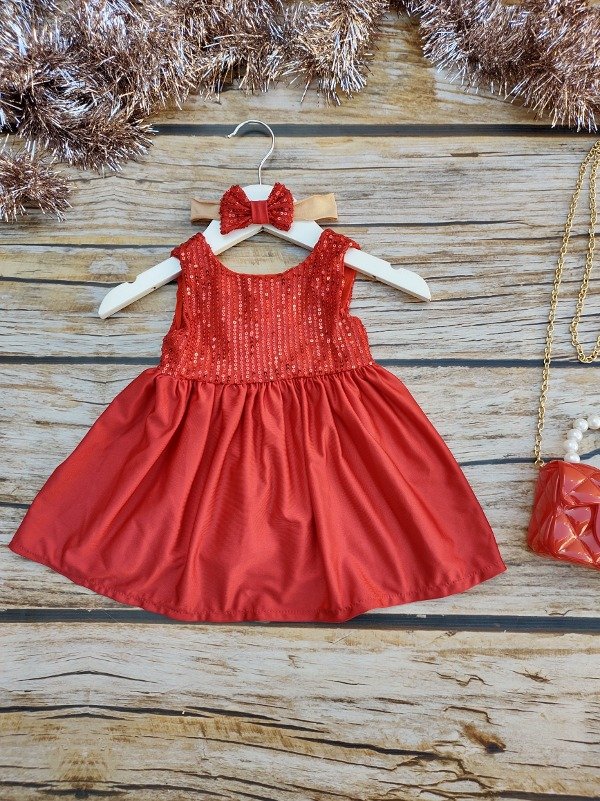 Producto - Vestido Paliette Rojo