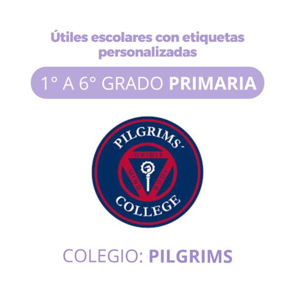 Producto - Caja Escolar - Colegio Pilgrims - 1ero a 6to Grado PRIMARIA