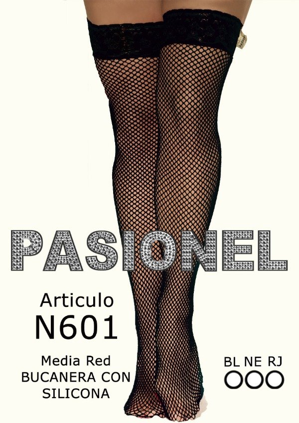 Producto - Bucaneras De Red Y Puntilla Pasionel N601