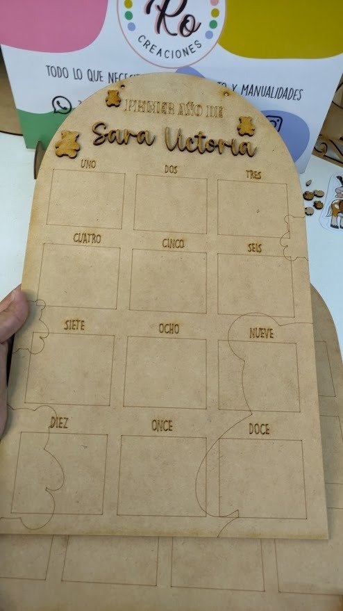 Producto - CARTEL MESES MARCADO 45X26CM