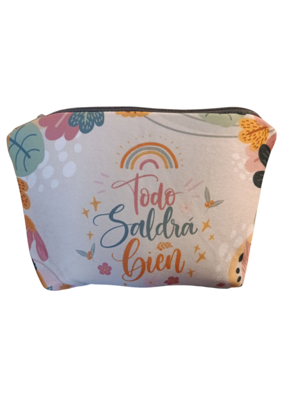 Producto - Bolsito necceser símil neoprene Todo va a estar bien