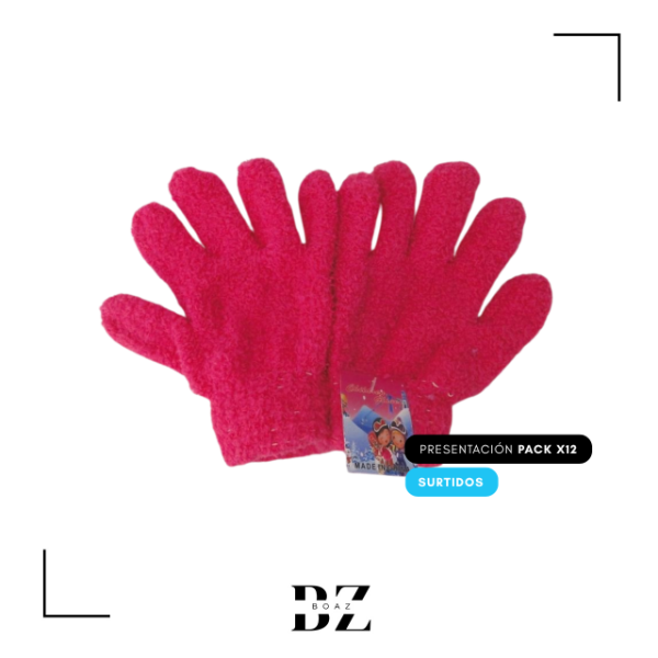 Producto - GUANTE INFANTIL VARIOS COLORES X 12 PARES 1759-1