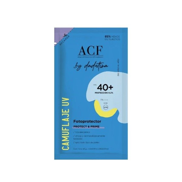 Producto - Protector Solar Protect y Prime Fps 40 By Dadatina Refill Tamaño 45 gr