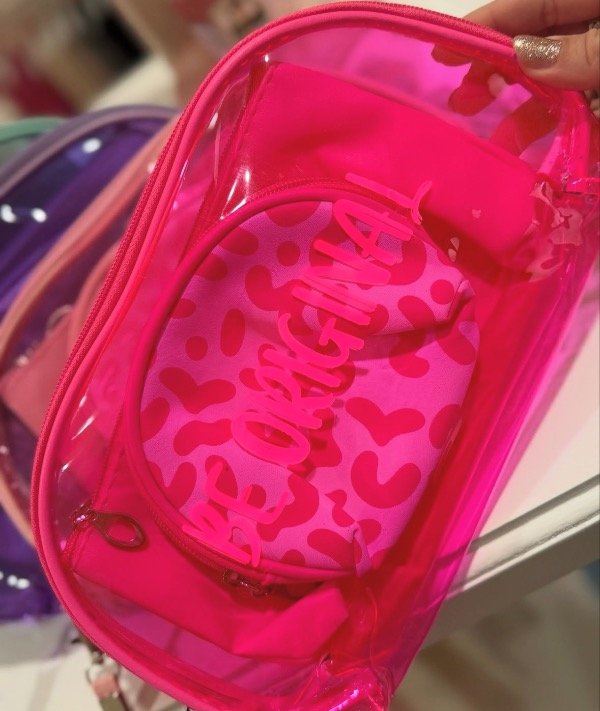 Producto - Neceser triple fucsia