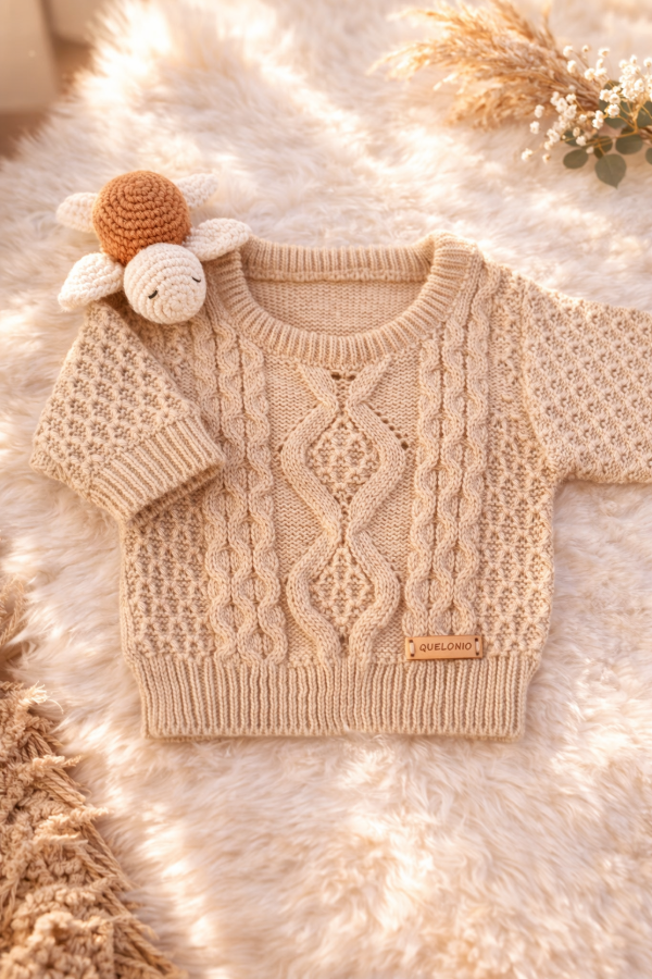 Producto - SWEATER TRENZADO TOSTADO