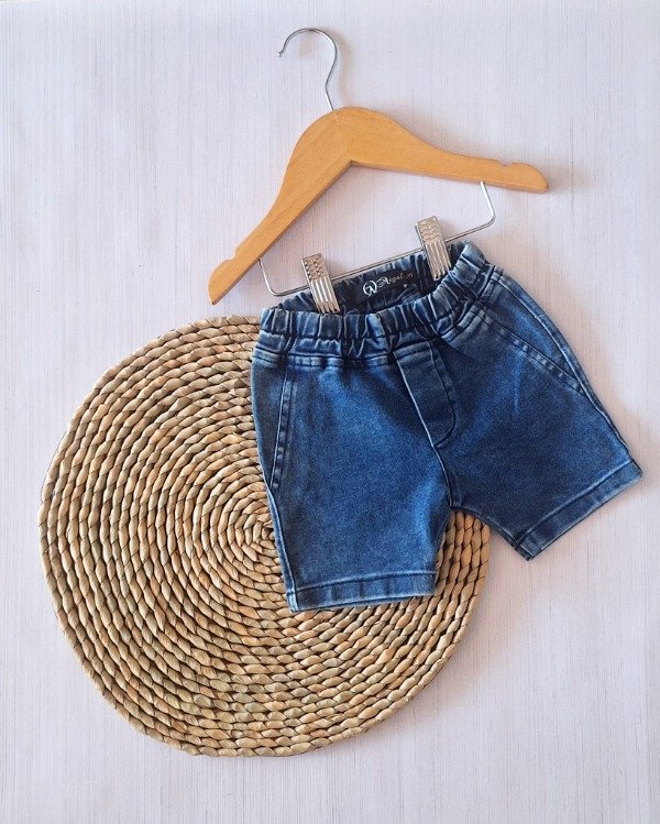 Producto - Short Jean Azul